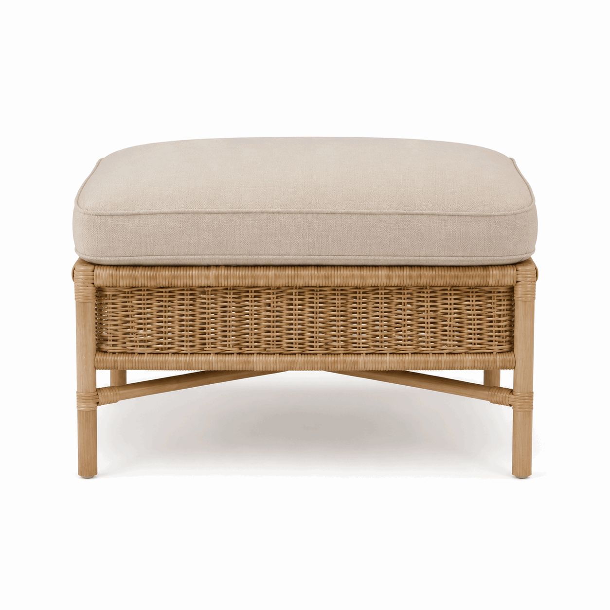 Luxury Woven Ottoman