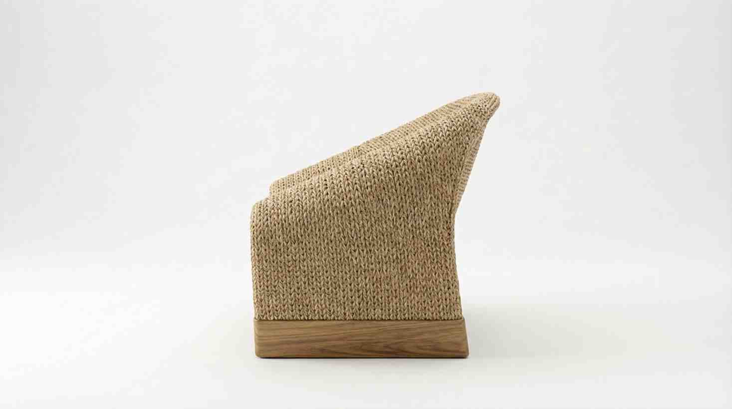 Hand-Woven Sculptural Lounge Chair