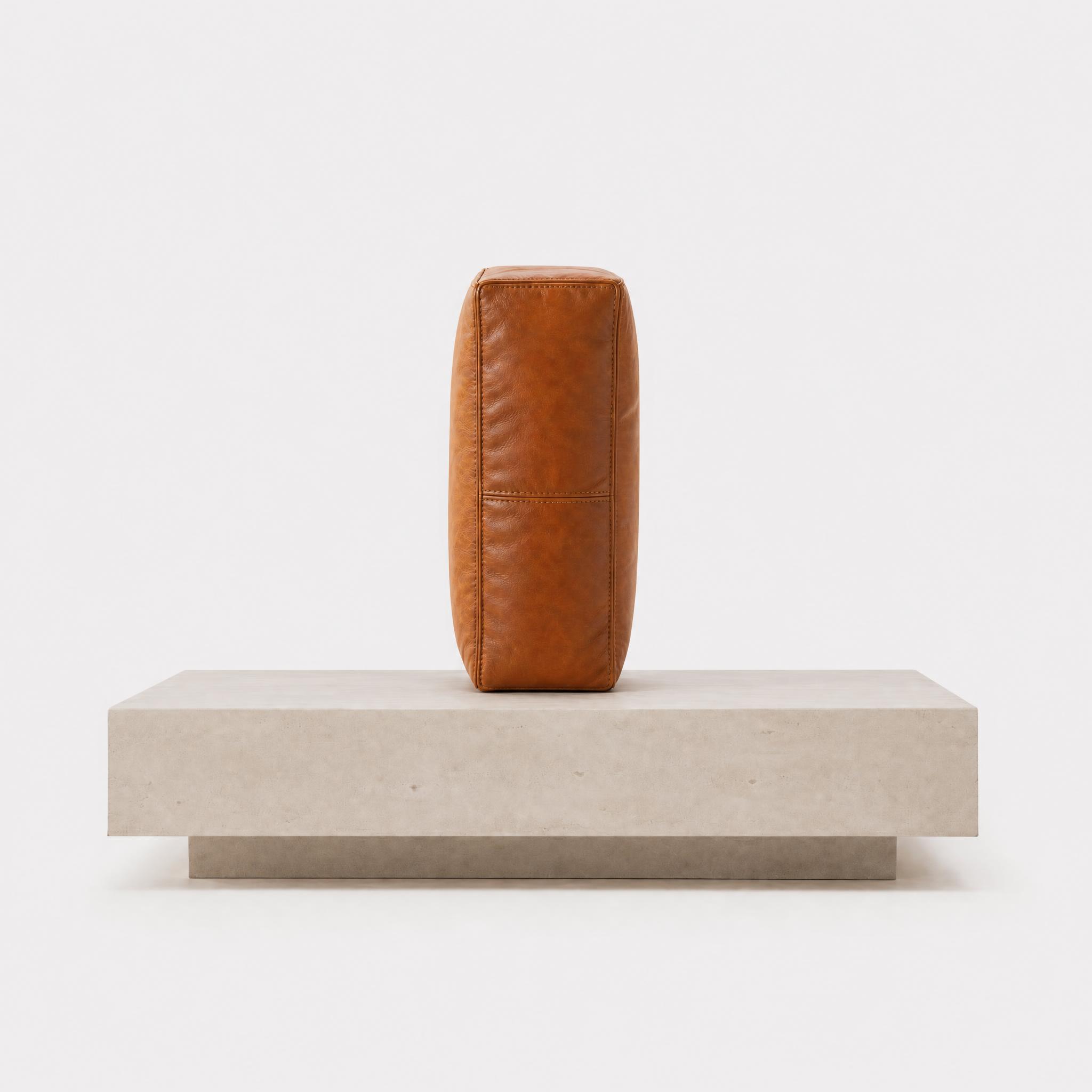 Luxury Leather Accent Cushion