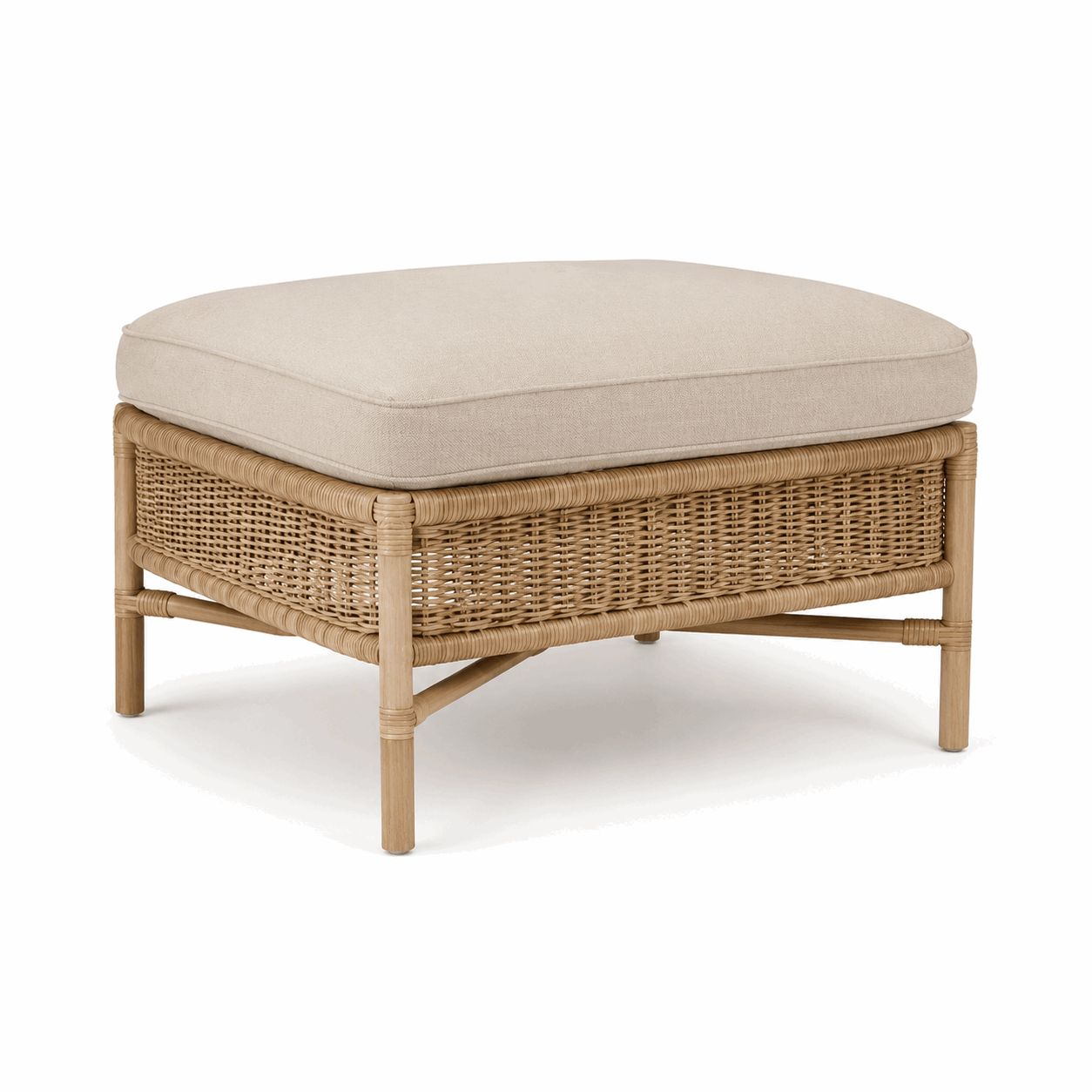 Luxury Woven Ottoman