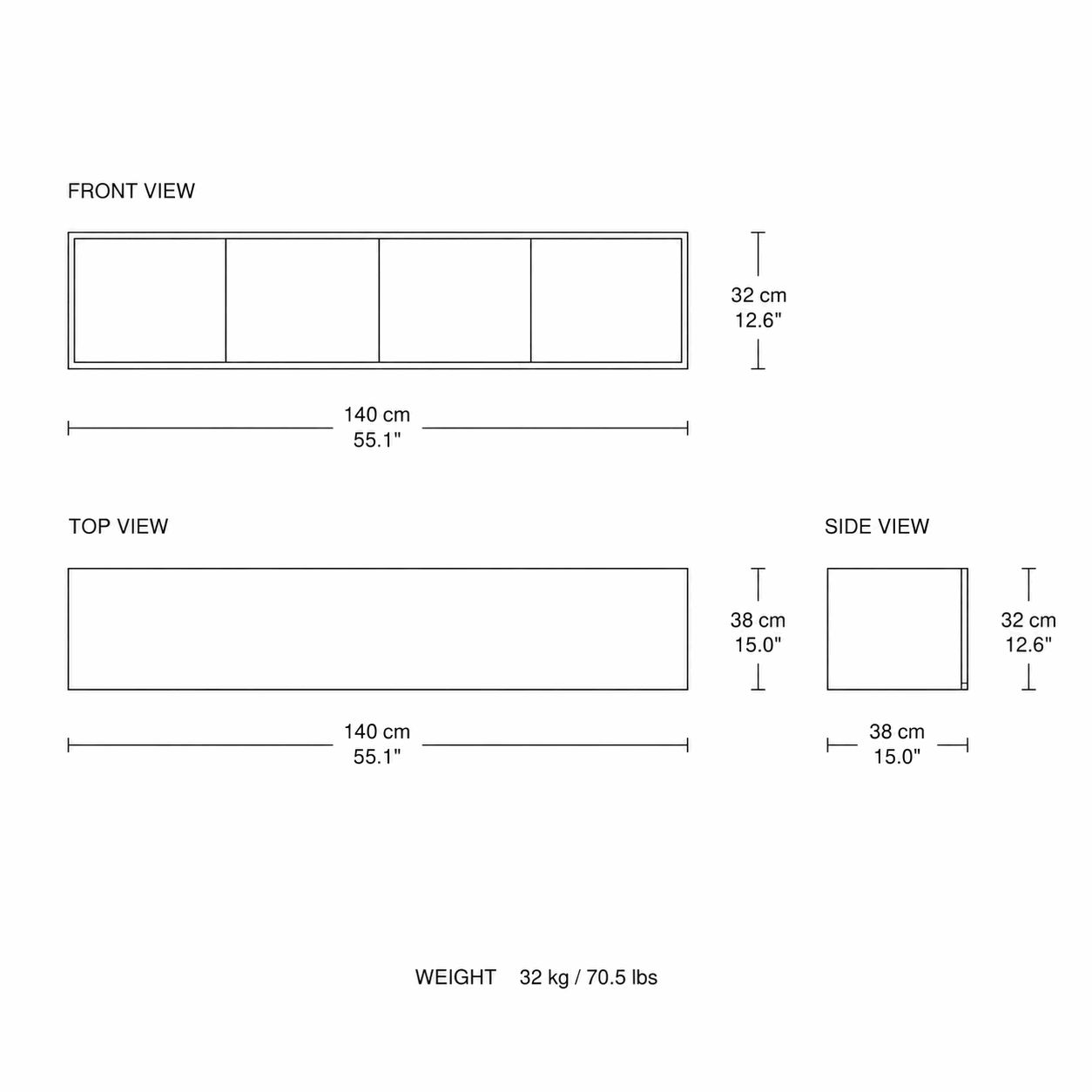 Minimalist Floating Console