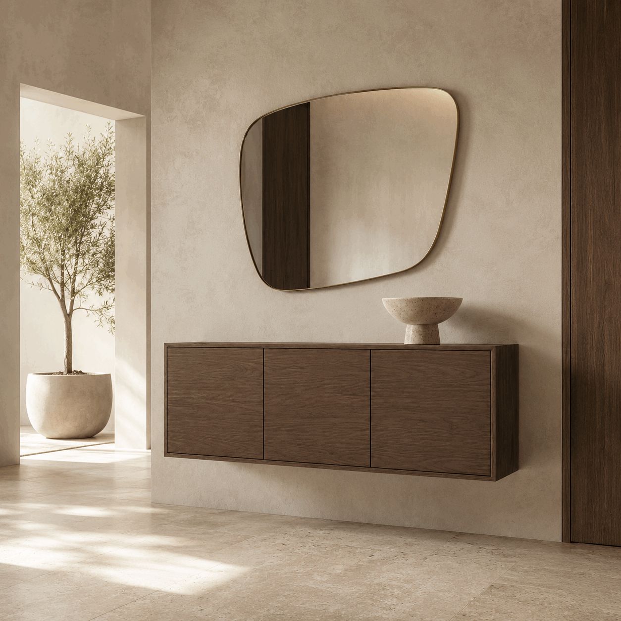 Contemporary Console Cabinet