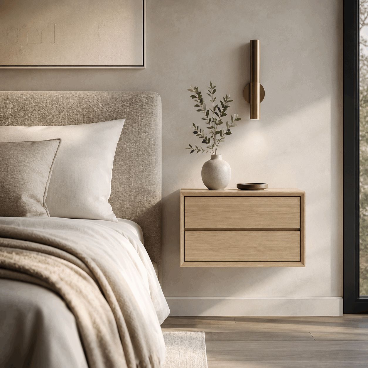 Floating Bedside Cabinet