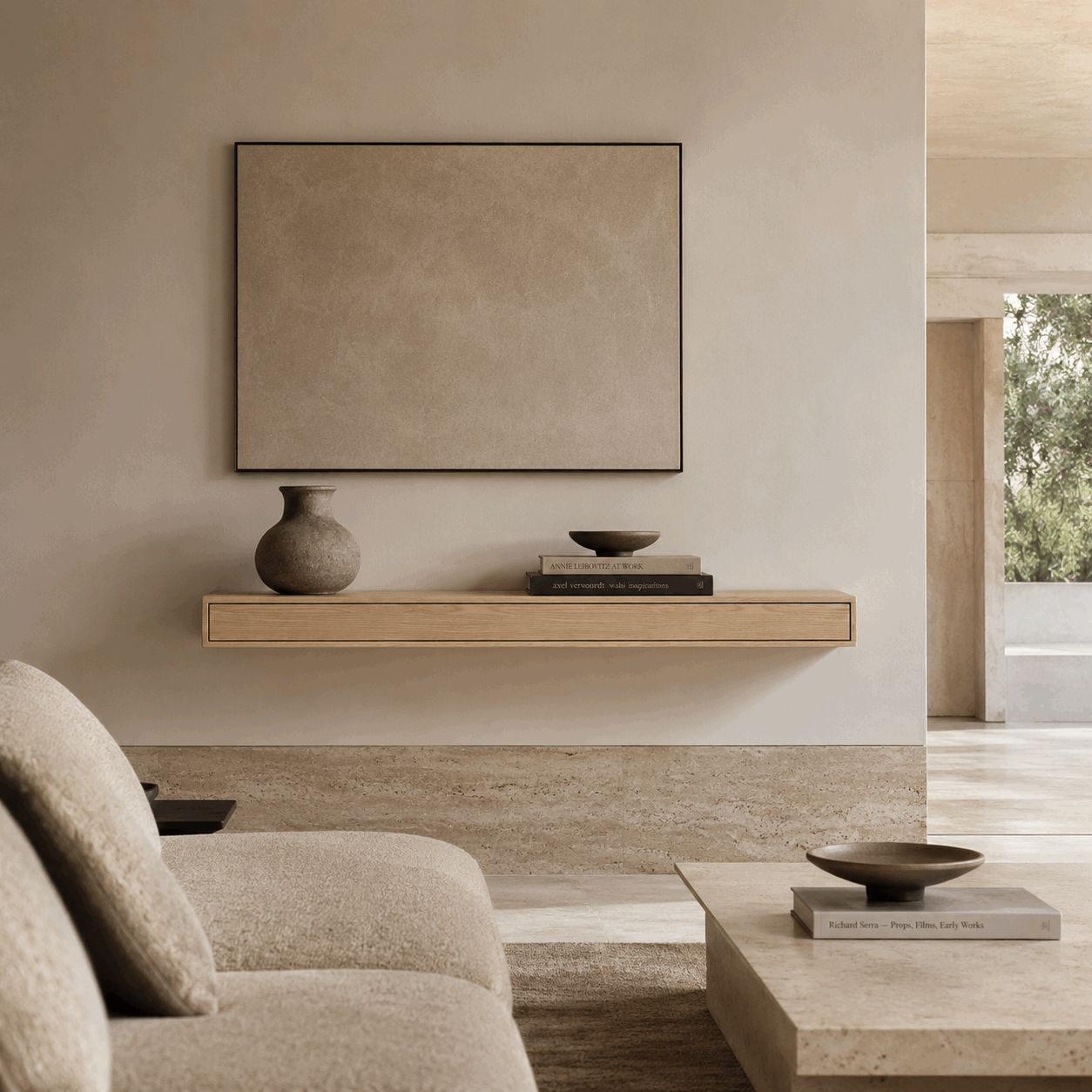 Architectural Floating Shelf