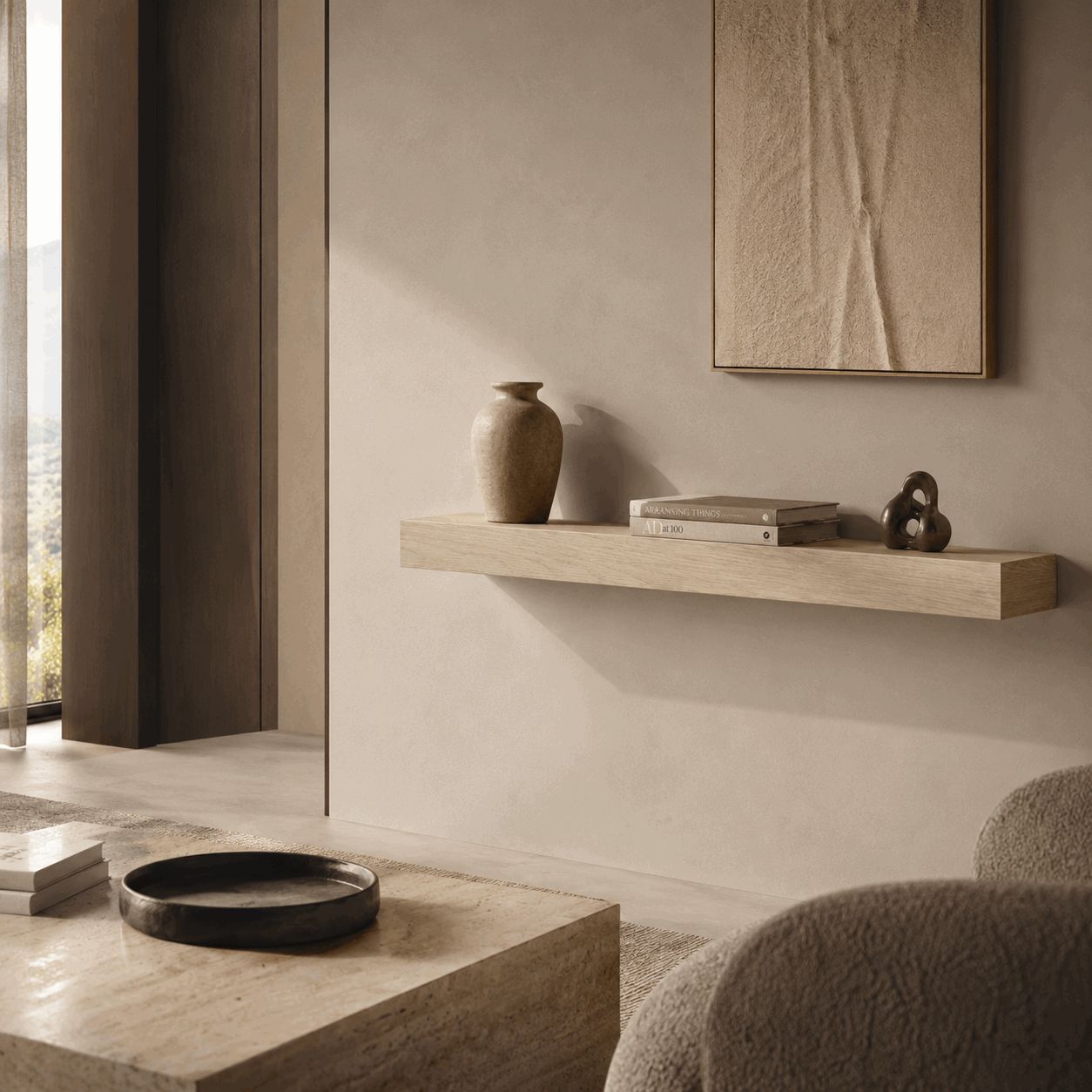 Minimalist Floating Wall Shelf