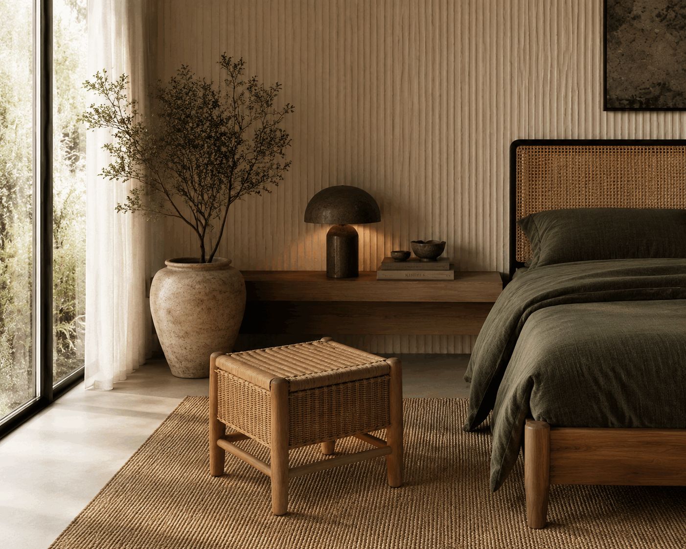Luxury Woven Stool