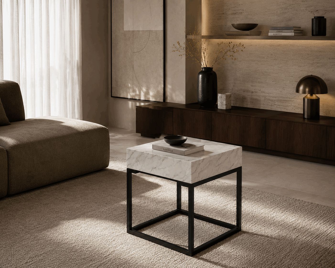 Luxury Marble Side Table