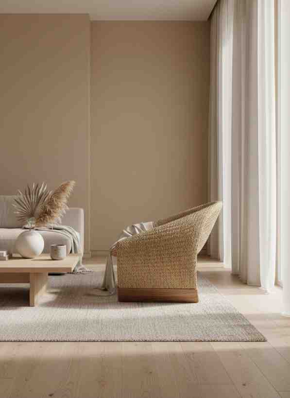 Hand-Woven Sculptural Lounge Chair