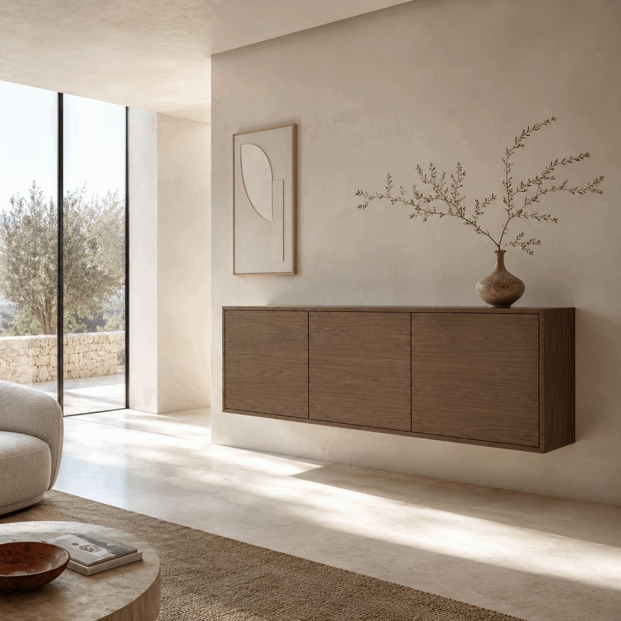 Contemporary Console Cabinet