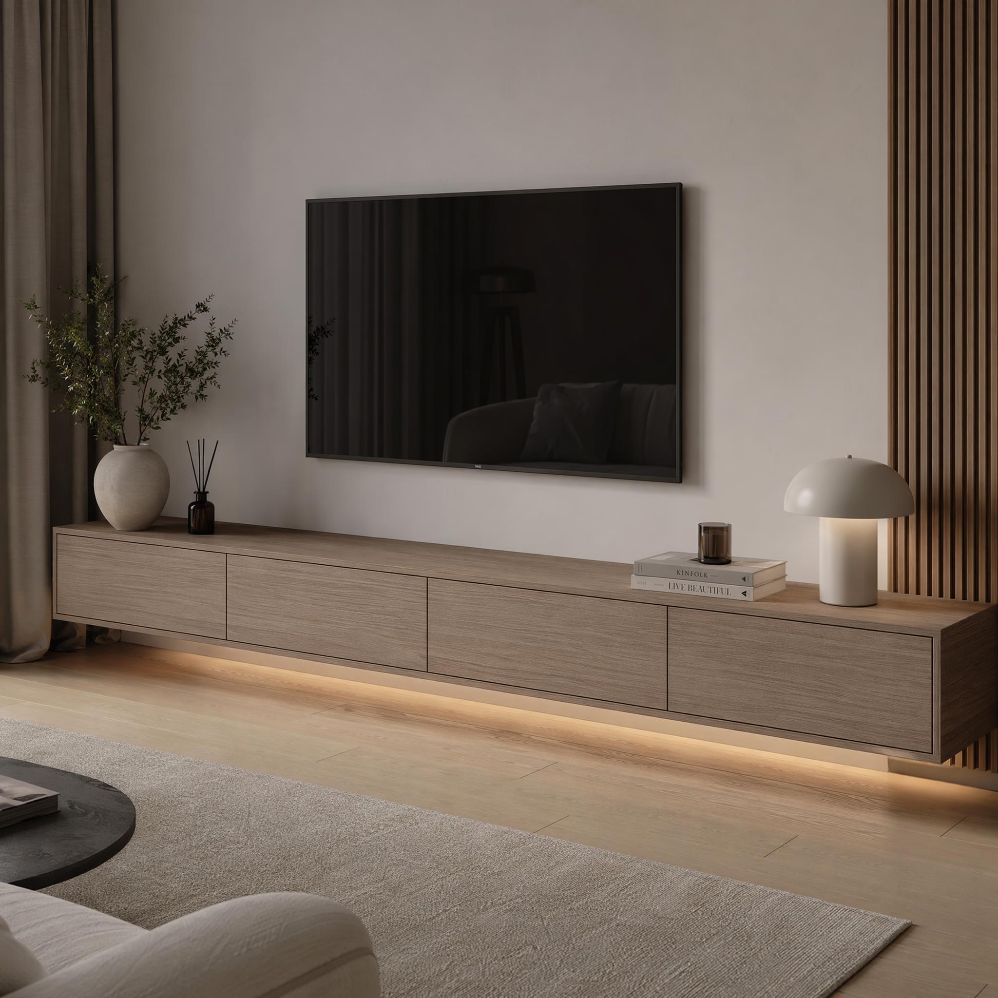 Floating Media Shelf