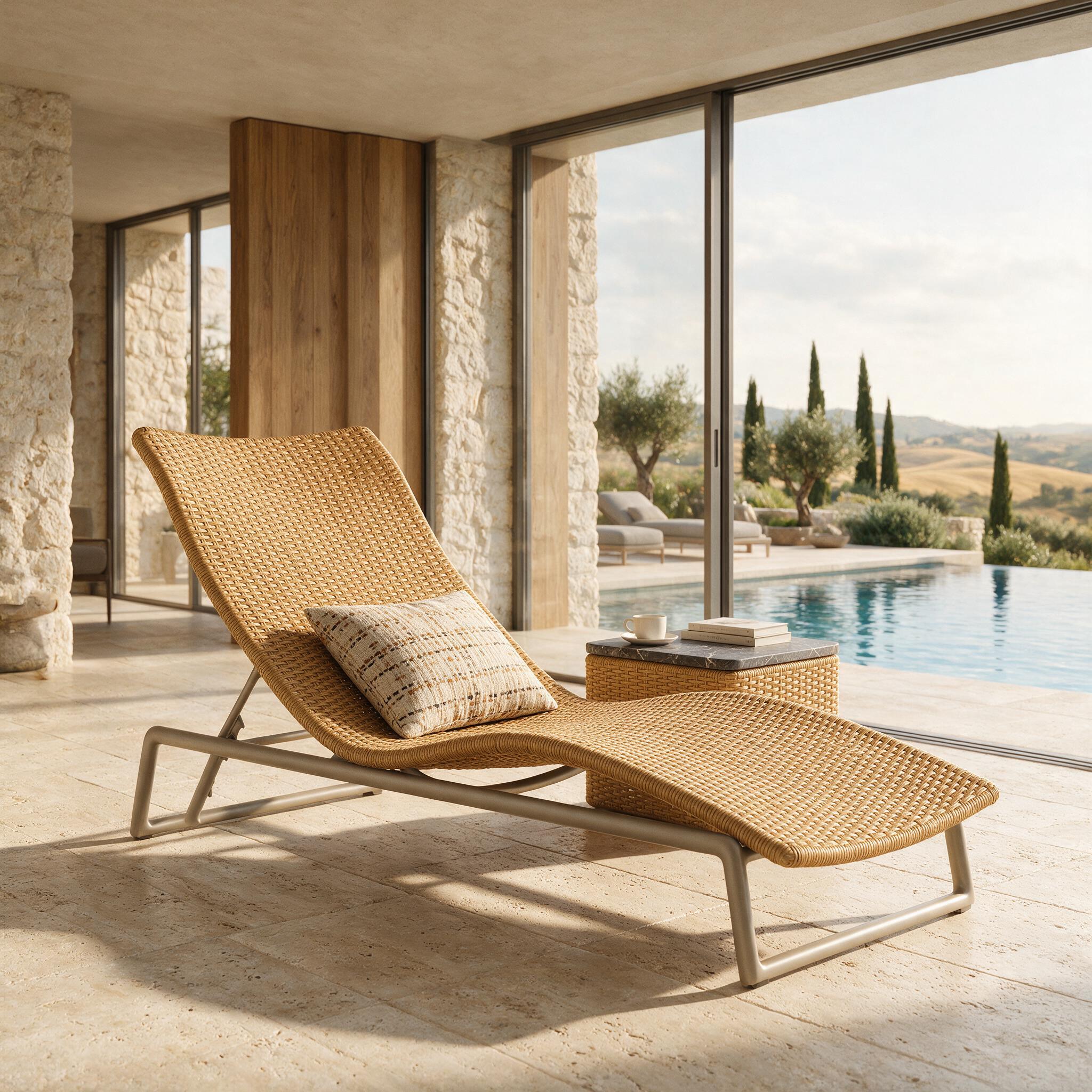 Luxury Woven  Lounger