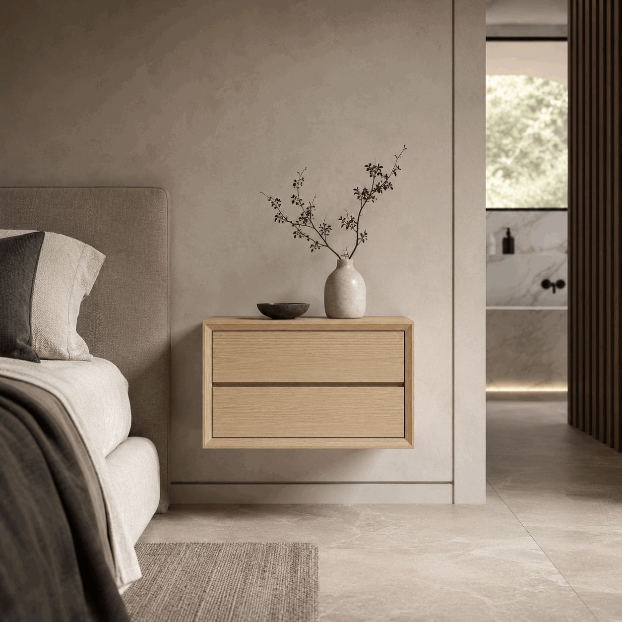 Floating Bedside Cabinet