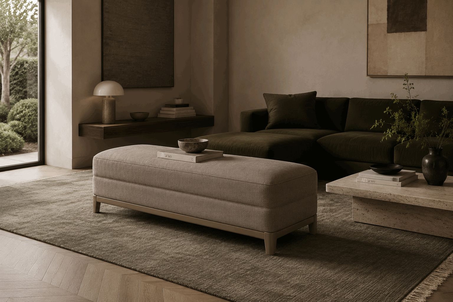 Luxury Bench Ottoman