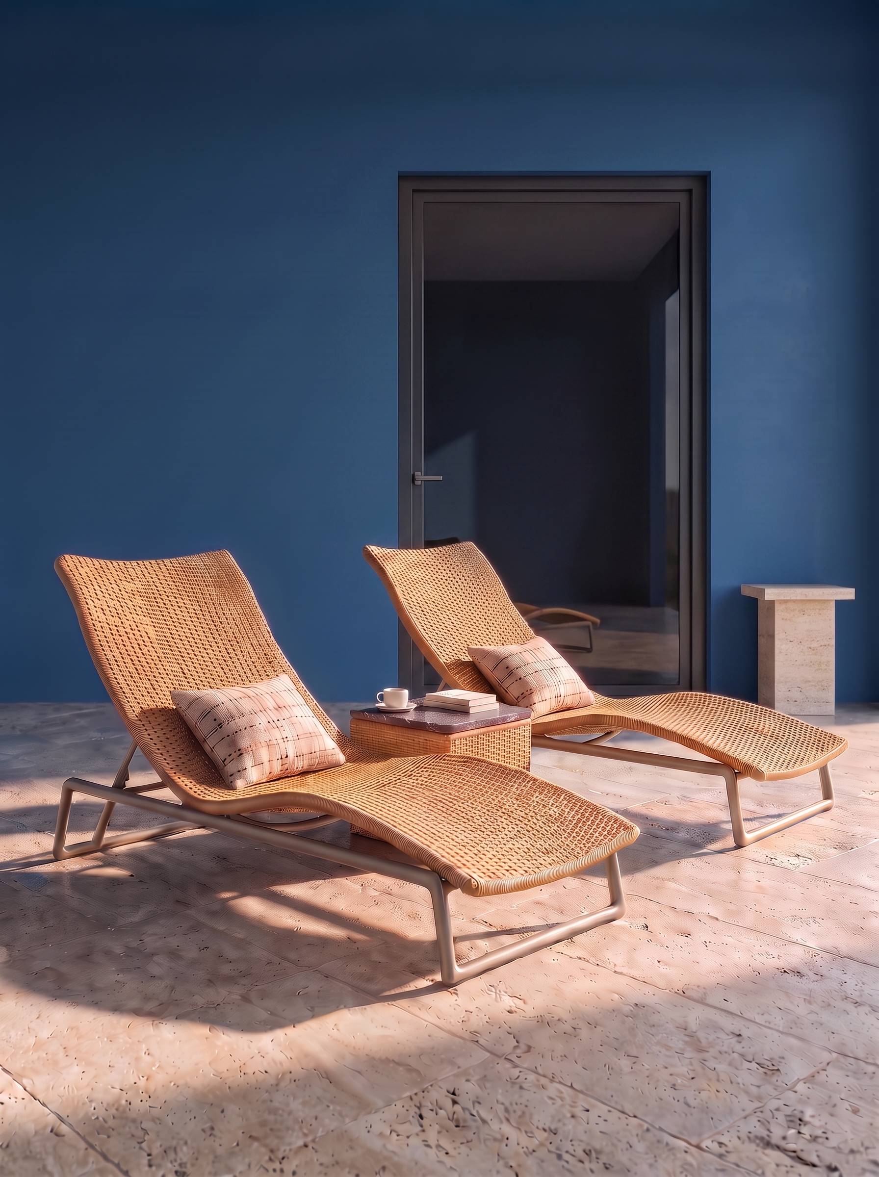 Luxury Woven  Lounger