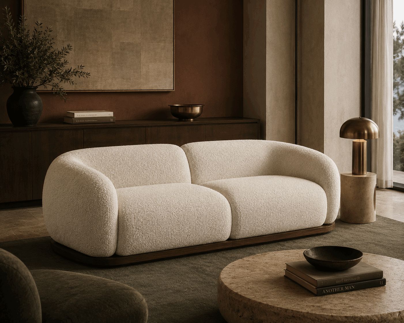Contemporary Two-Seater Sofa