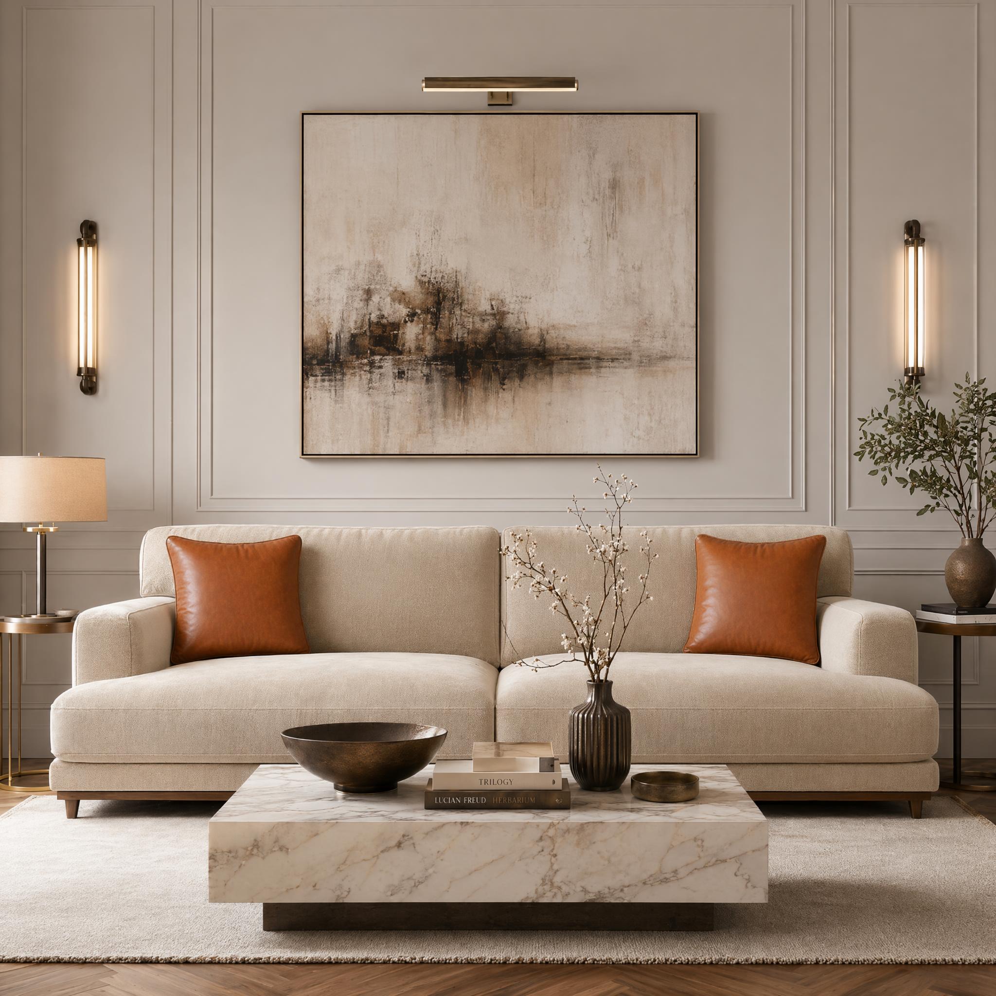 Luxury Leather Accent Cushion