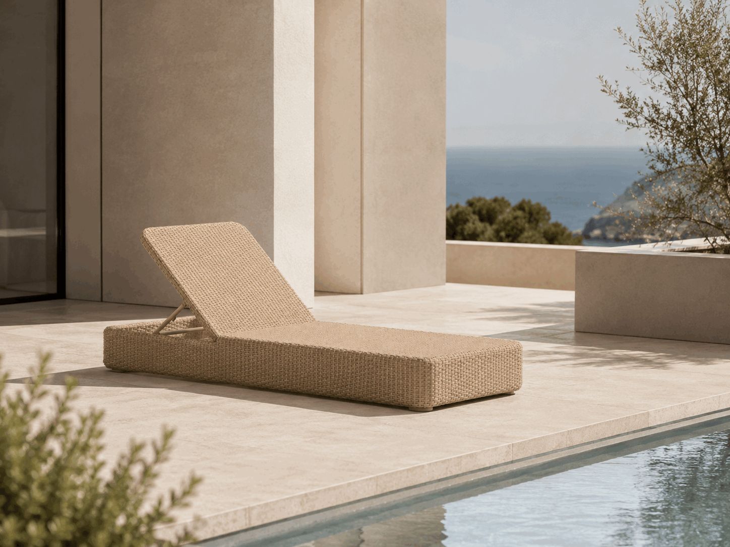 CAPRI Woven Sun Lounger
