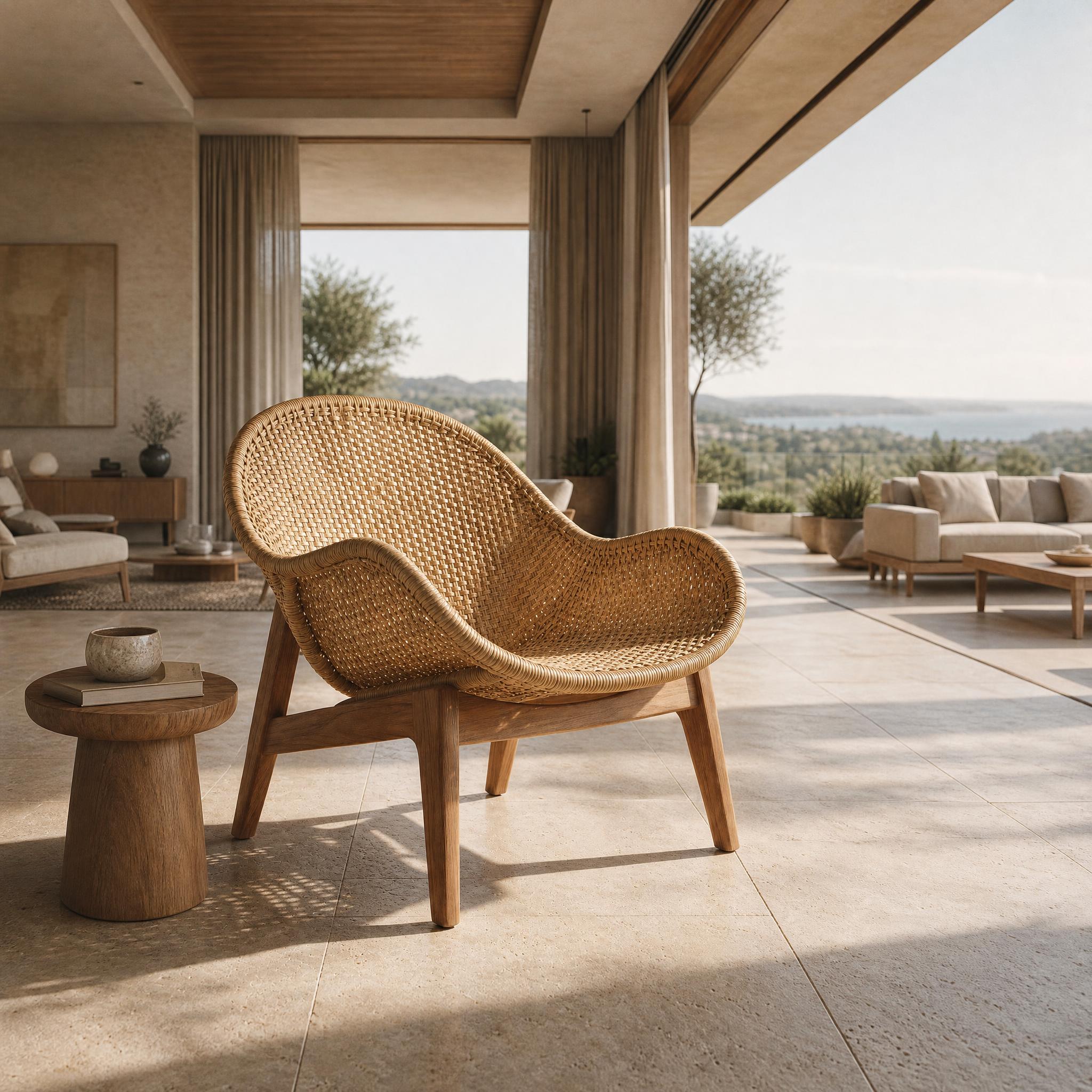RIVA Woven Lounge Chair