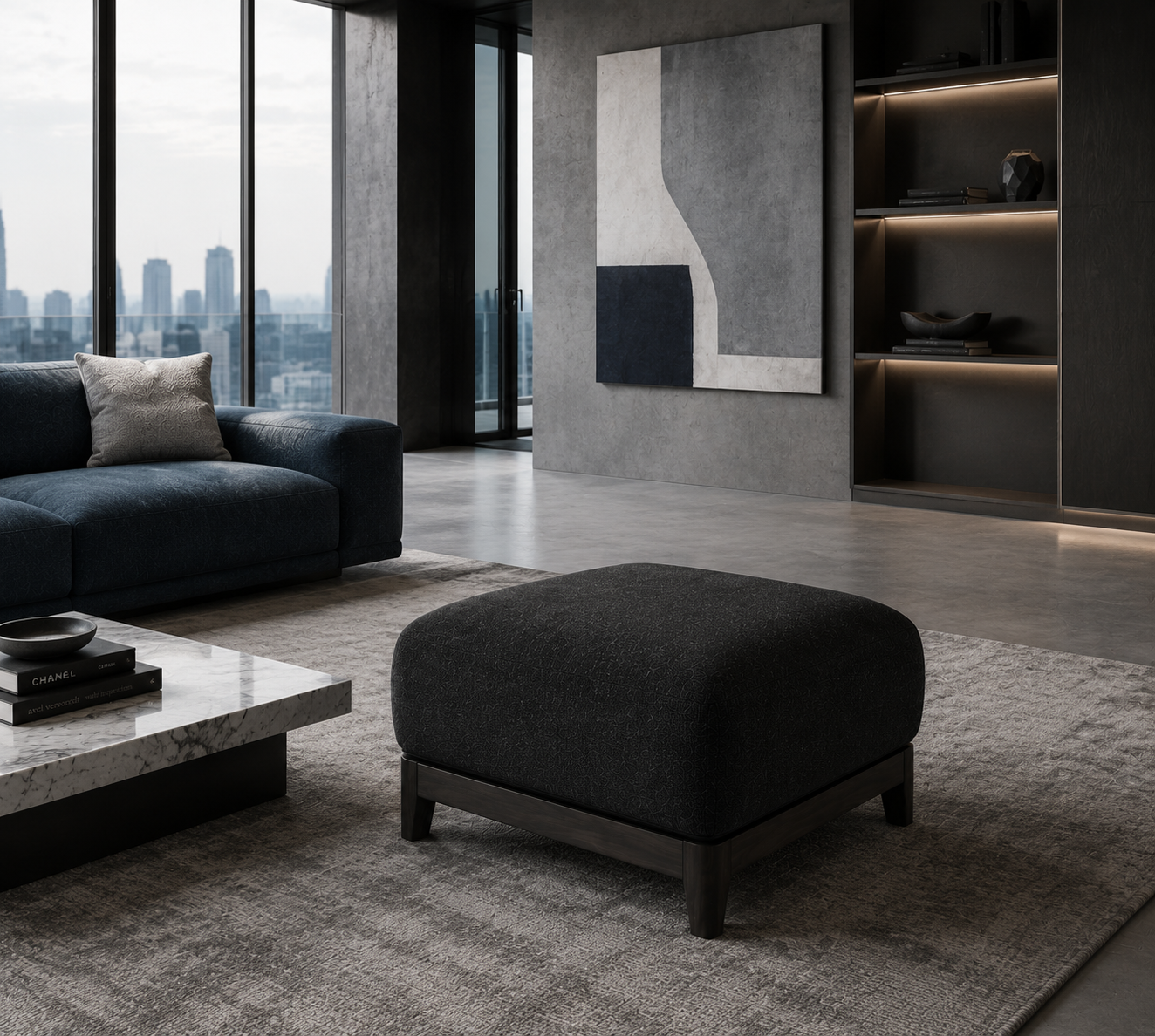 Luxury Lounge Ottoman
