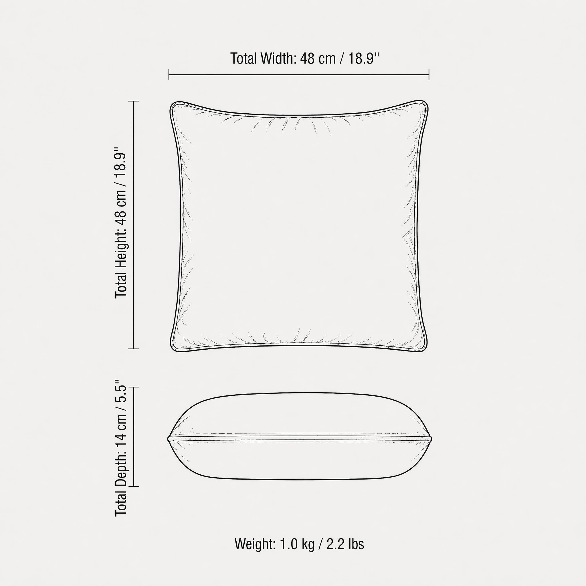 Luxury Leather Accent Cushion