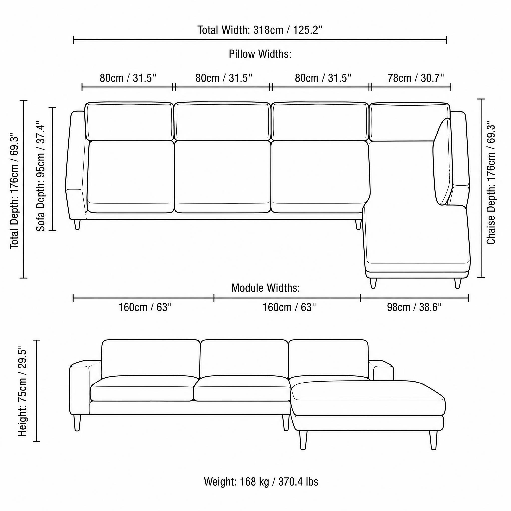 Luxury Corner Lounge Sofa
